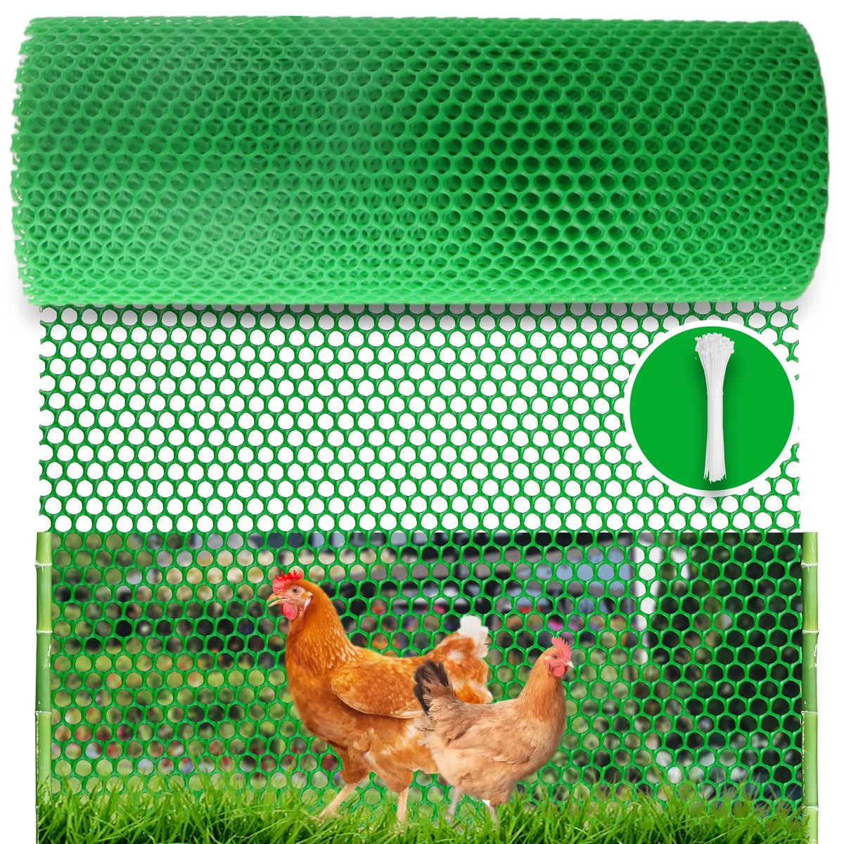 filet hexagonal pratique vert blanc noir clips protection jardin animal decoration 600cm 900cm