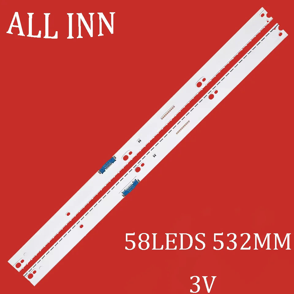 ruban led blanc 58 diodes 532 mm 3v moderne électronique rétroéclairage télévision accessoire électroménager