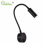lampe murale led noire ronde moderne minimaliste interrupteur câble électrique