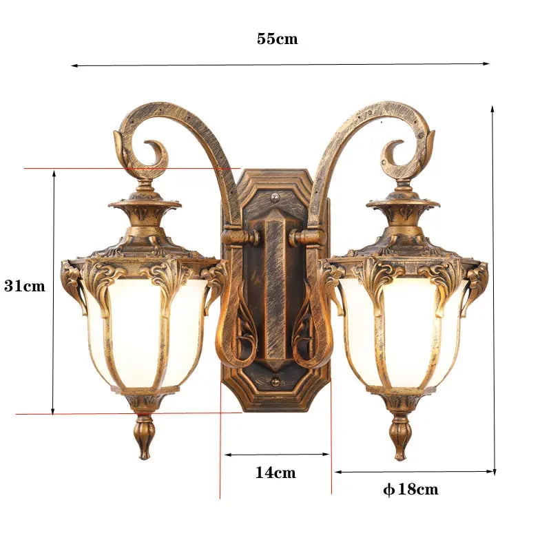 applique murale or noire verre translucide classique éclairage led chambre cuisine salle manger entrée