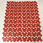 autocollants tête mickey mouse couleur bleu vert rouge rose noir simples chambre enfants decoration
