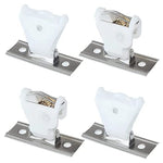 support rideau blanc moderne plaque fixation eyelets kit poulie fenêtre