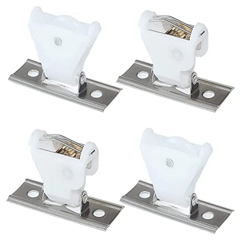 support rideau blanc moderne plaque fixation eyelets kit poulie fenêtre