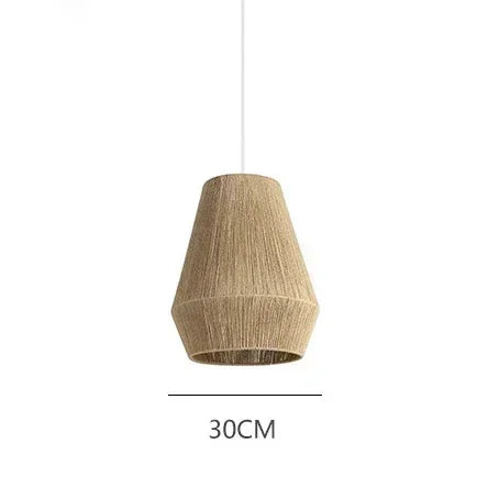 suspension lumineuse tissée main rotin naturel noir moderne salon chambre