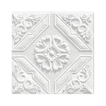 panneaux décoratifs adhésifs motif géométrique cercles floraux classique blanc mur carrelage