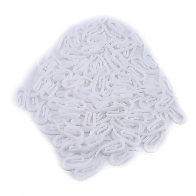clips suspension blanc moderne clips rideau accessoires fenetre maison plastique anneaux boucles