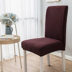 Housse chaise moderne rayures horizontales noir vert beige marron gris rouge 45 60cm