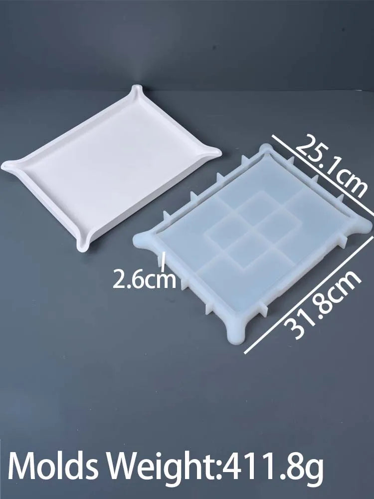 moule silicone plat plateau rangement angle diy bijoux deco intérieure bougie vase fleur maisonnette