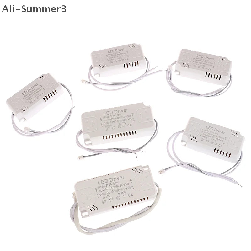 transformateur led alimentation 2036w 3050w 3660w 5070w 6080w blanc moderne adhésif câbles blancs