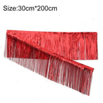 guirlande paillettes rose doré rouge festive 30cm 200cm opaques décoration fête