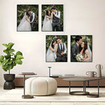 impressions photographiques couple moderne noir blanc cadre salon décoration maison affiche haute définition sans