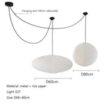 suspension lumineuse moderne blanche rayures horizontales opaque salon chambre restaurant
