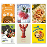 impression photo HD toile mural affiche graphique moderne motifs culinaires fruits légumes A2 A3