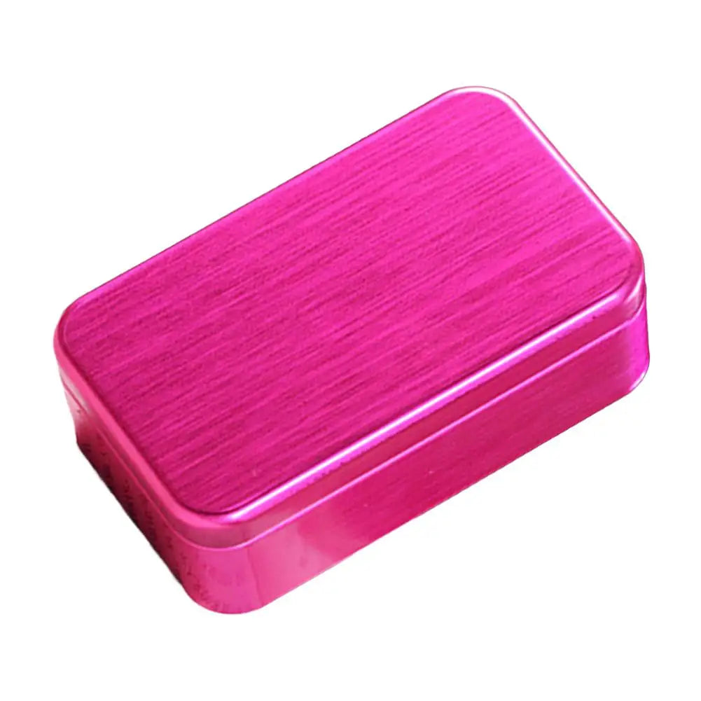 boîte bonbons rectangulaire moderne réutilisable opaque couleur doré rouge rose thé vert organiser nourriture