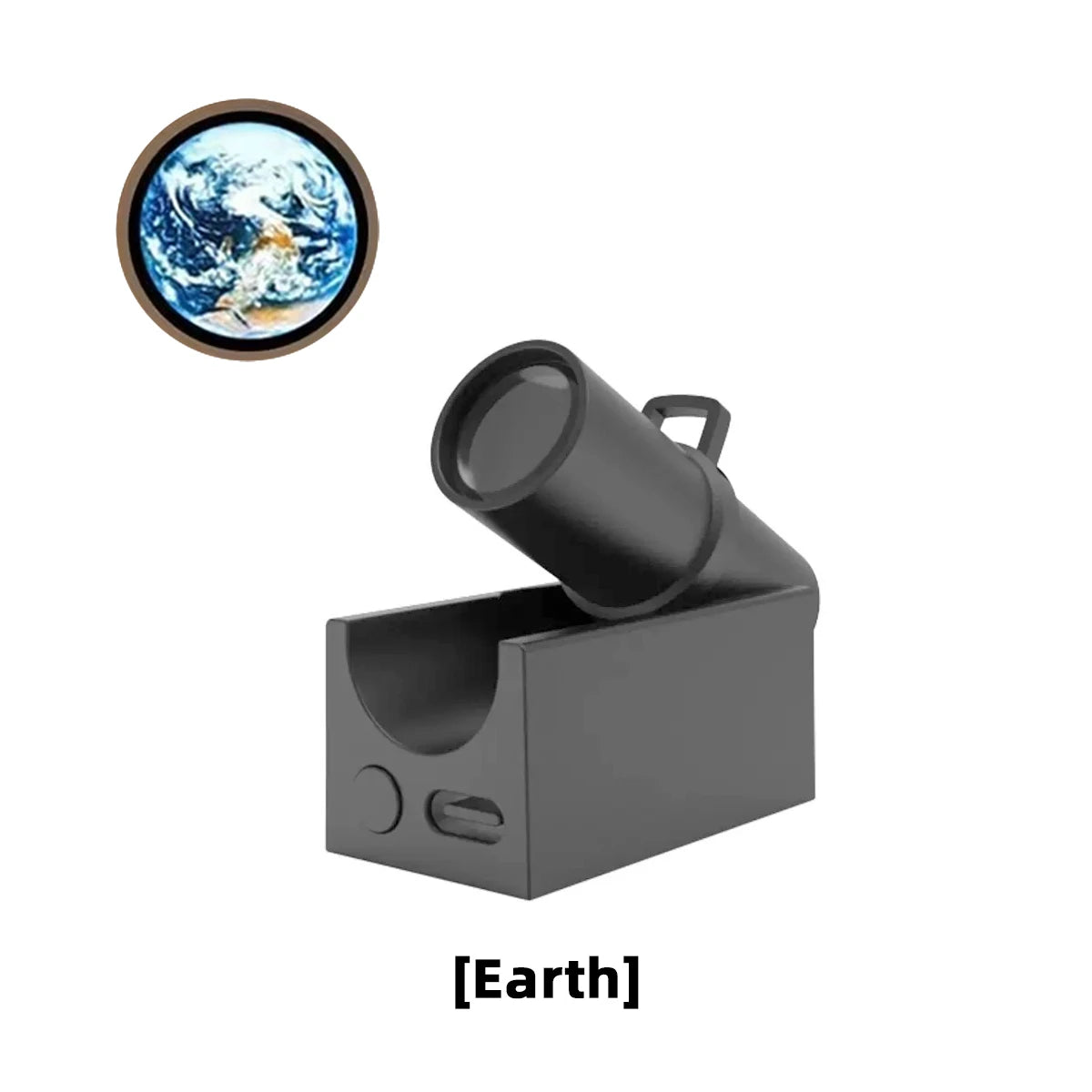 lampe led rechargeable usb projection lune atmosphère décoration murale ambiancé cratères terrestre spatial
