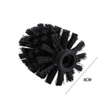 porte brosse wc blanc doré orné motifs floraux support mural classique fixations