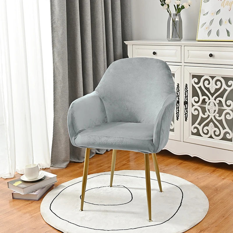 couvre chaise moderne polypropylène bleu gris rose vert uni antidérapant chaise mariage banquet