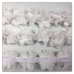 tissu dentelle fleurs ruban décor festif opac opaque organza écolo soluble gros