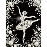 tableau décoratif motifs floraux strass or élégant art décoratif diy adulte modernes incluséesOpaqueFlyGirlElves