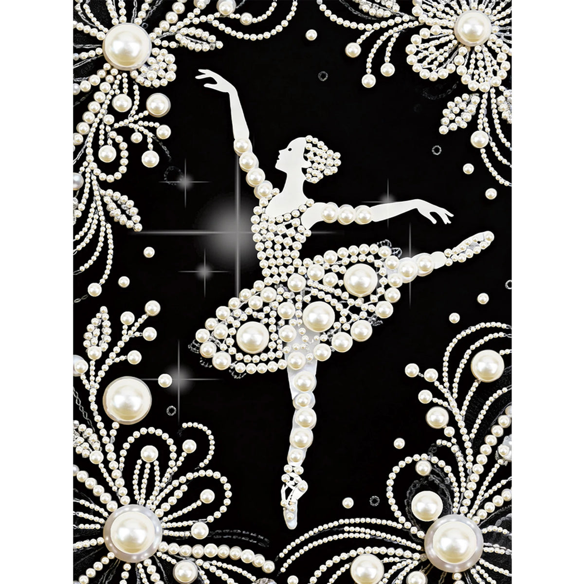 tableau décoratif motifs floraux strass or élégant art décoratif diy adulte modernes incluséesOpaqueFlyGirlElves