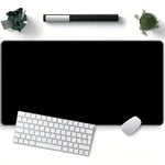 tapis souris jeu caoutchouc antidérapant noir texture douce microfibre moderne adhésif 90x40cm 80x40cm 70x30cm