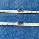 ruban led argenté moderne 49cm diodes alignées fixations invisibles connecteurs extrémités