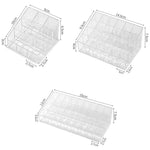 présentoir maquillage boîtes transparentes moderne 36 compartiments acrylique rechargeable