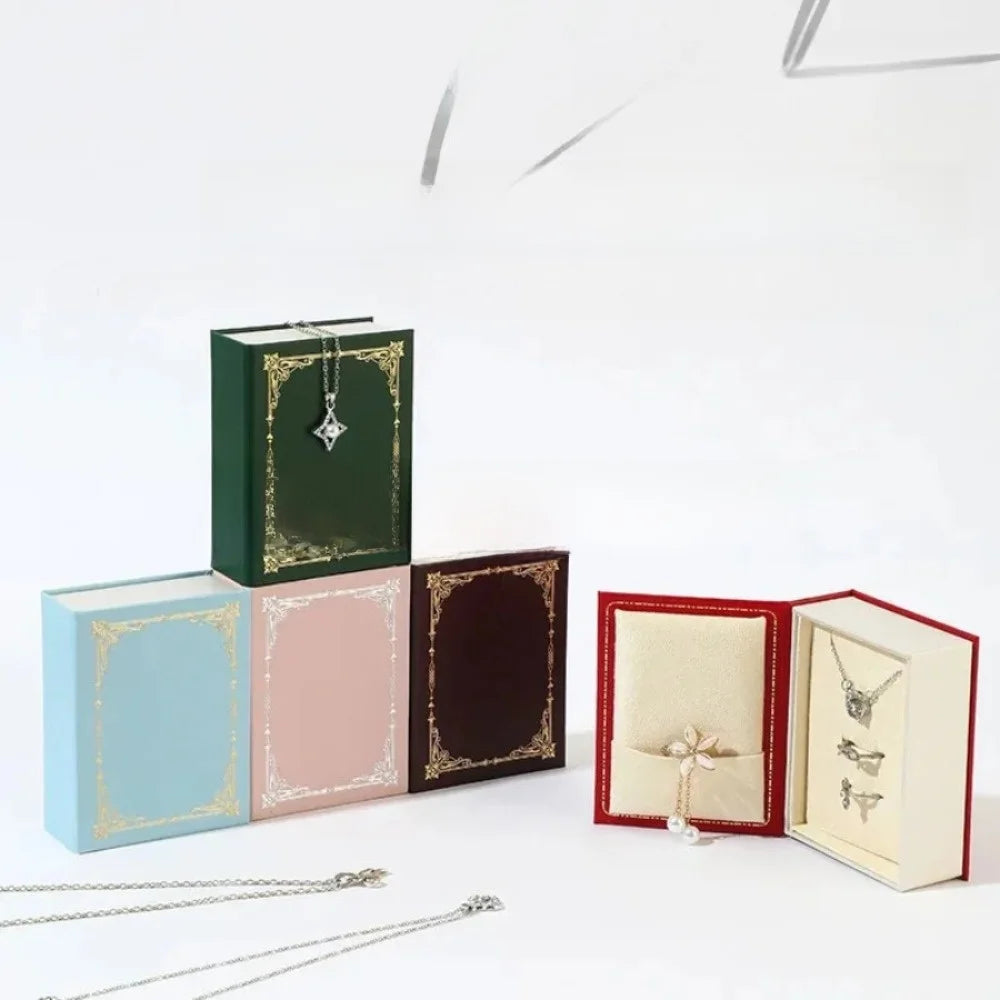 boîtes bijoux velours doré rose verte rouge classique vintage réutilisable respectueux environnement