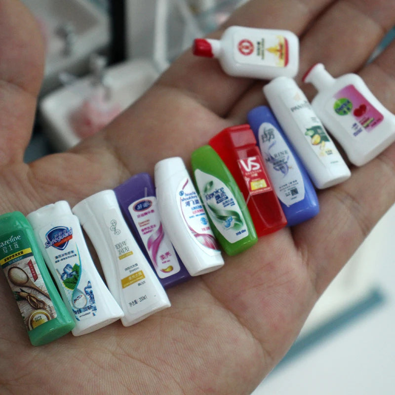 miniatures produits soins personnels rose blanc motifs fruits coeurs cartoon mignon ensemble ACCESSOIRE POUPEE