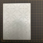 découpe papier gabarit argenté motifs géométriques modernes lettres rectangles étoiles carrés bricolage scrapbooking