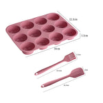 moules gâteaux silicone spatule pinceau pâte set rose clair modernes cuisine