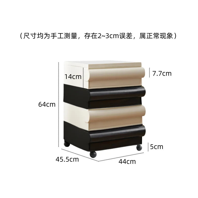 commode tiroirs moderne blanc noir roulettes minimaliste tiroirs organisateur chambre salon