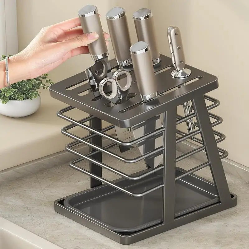 ensemble couteaux cuisine noir gris moderne clips drainagescrição générale demandée mais informations visuelles fournies
