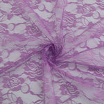 écharpe dentelle florale multicolore translucide classique coeurs dorés 150x100cm