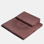 coussin sol moderne motif floral circulaire couleur beige marron jaune amovible lavable