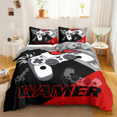 Housse de couette gamer personnalisée lit 90x190