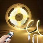 Bande LED COB blanc chaud pour décoration intérieure