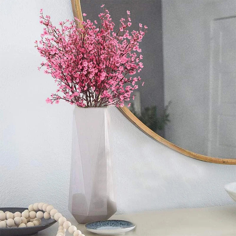 décoration mariage bouquet gypsophila artificielle rose clair intérieur naturel événement anniversaire