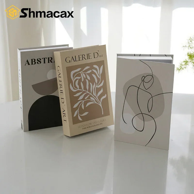 décoration intérieure moderne livre abstrait minimaliste table basse chambre coucherportrait floralitures