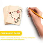 feuilles cartonnage papier cartonné motif lapin coeur enfantin dessin animé