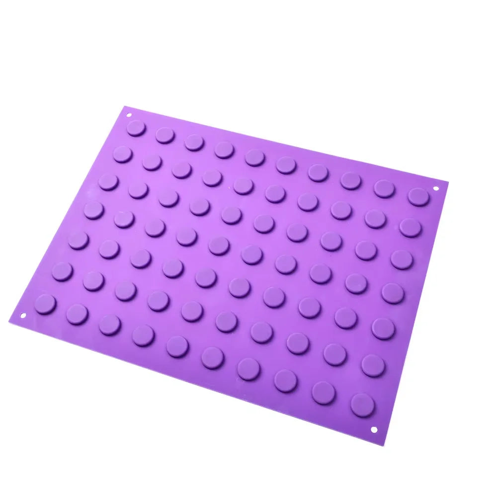 tapis magnétique réutilisable outils antidérapants silicone violet bleu turquoise professionnels adsorption instruments médicaux dentaires