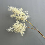 branche artificielle feuilles vertes ornement extérieur exposition naturelle orange blanc