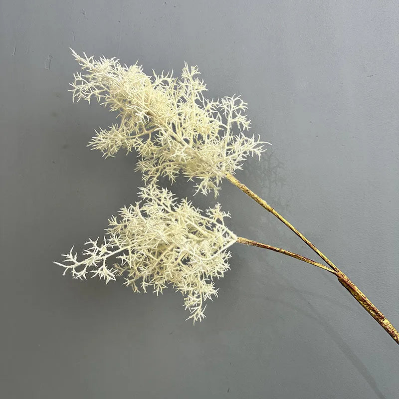 branche artificielle feuilles vertes ornement extérieur exposition naturelle orange blanc