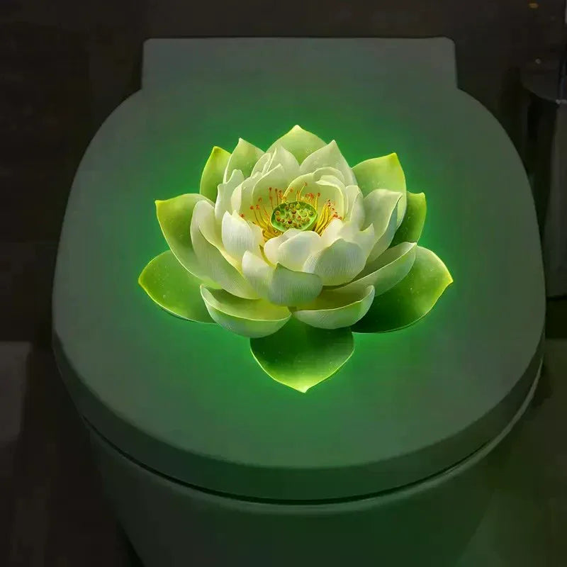 décoration murale moderne applique lumineuse fleur lotus nénuphar mandala salle bain chambre