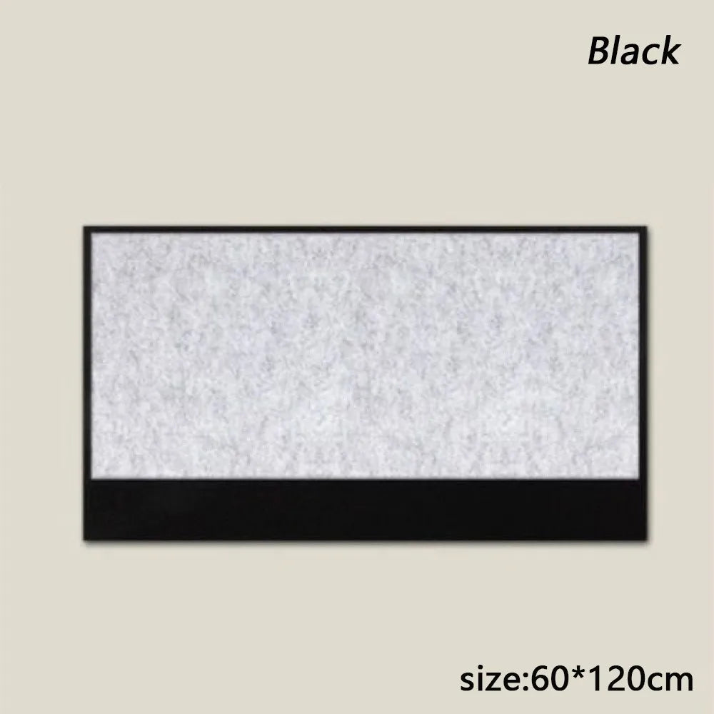 tableau feutre moderne auto adhésif noir beige gris vert fixations velcro clous