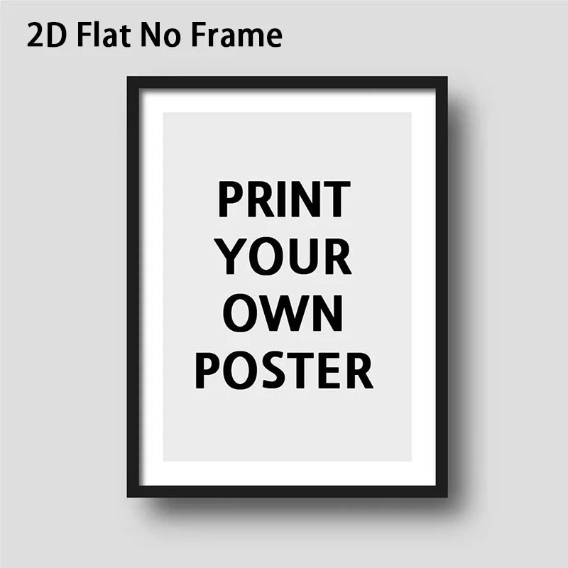 affiche personnalisée photo famille imprimée toile dimensions variées moderne minimaliste