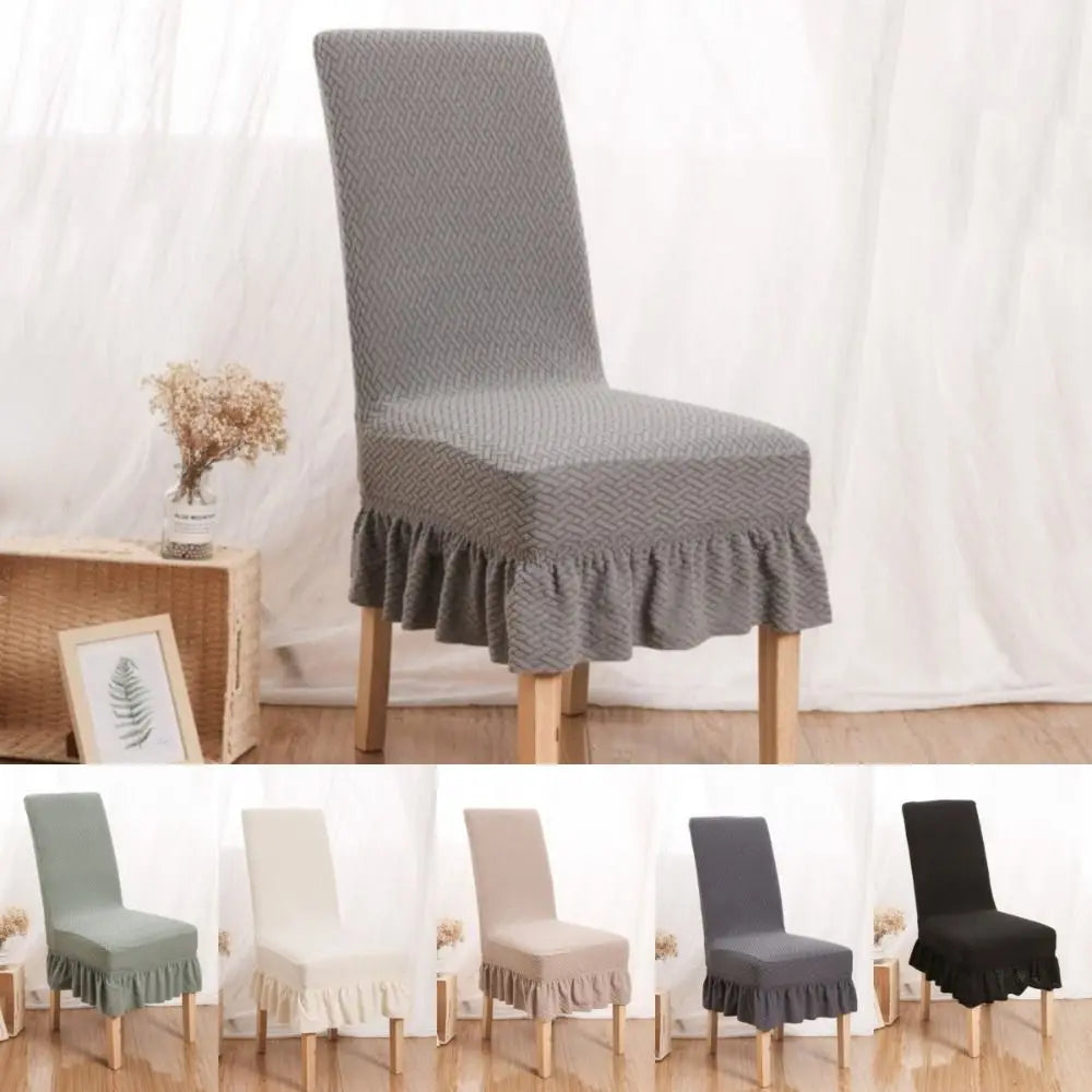 Housse chaise rayées polyester gris beige vert noir classique opacité chaises banquets adultes moderne
