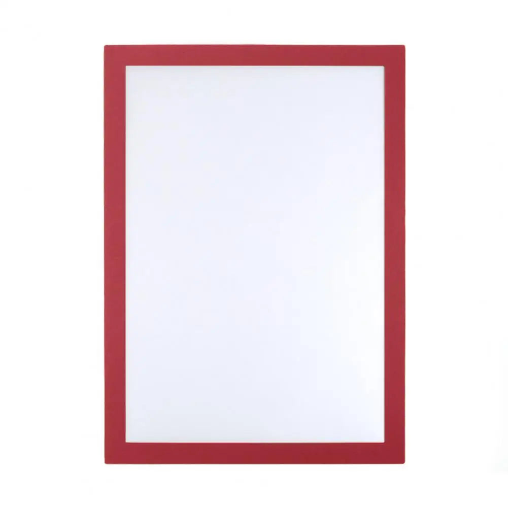 panneau présentation transparent moderne adhésif A3 A4 noir bleu vert rouge or