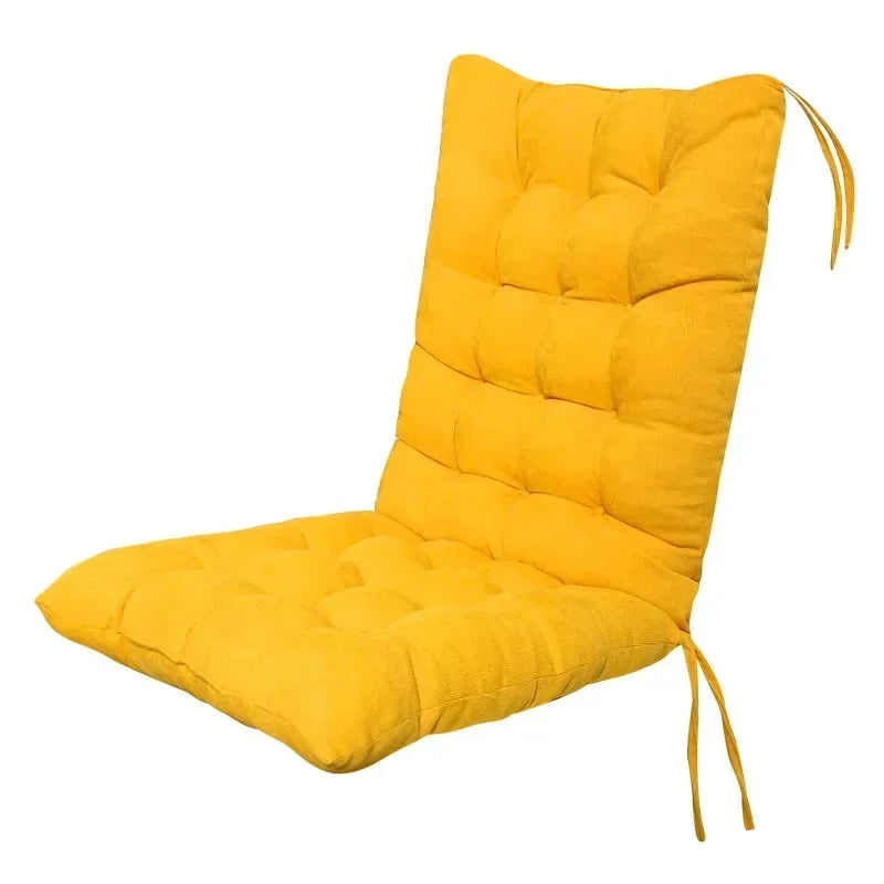coussin chaise confortable moderne jaune gris orange bleu marine beiges épais uni boucle arrière