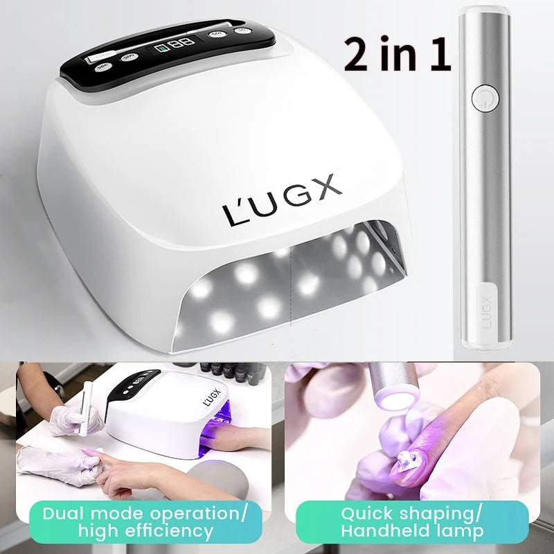 lampe ongles rechargeable séchage rapide uv led nail dryer portable moderne blanc